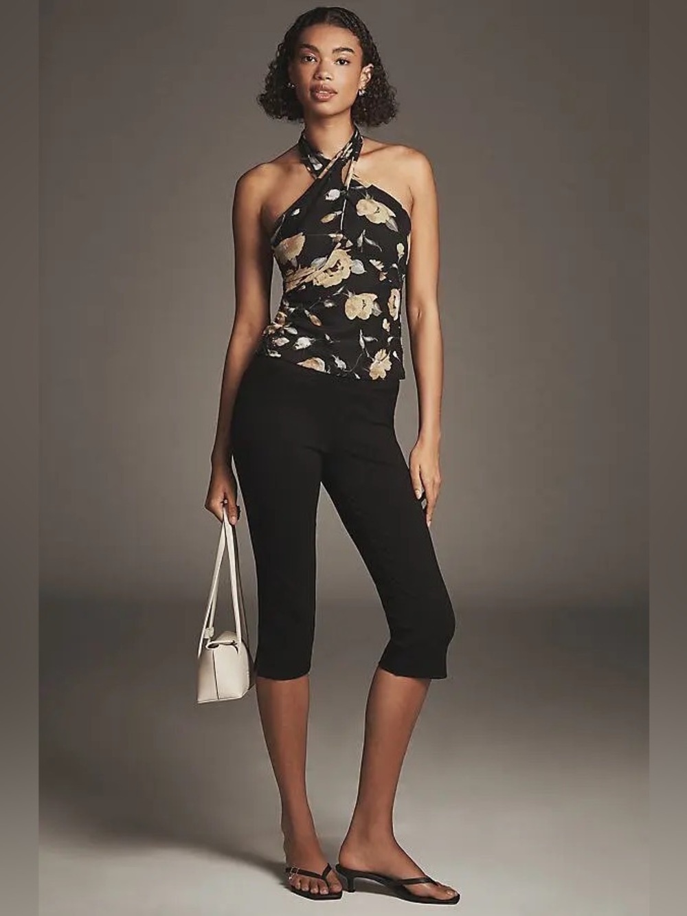 NEW. Anthropologie Floral Halter Top. NWT